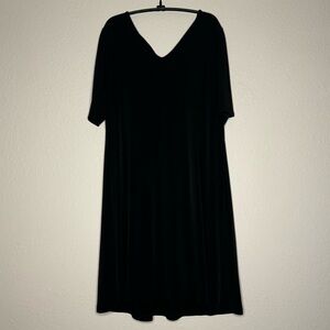 Chico’s Solid Cross-Back Dress.